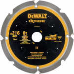 Saeketas kiudtsemendi jaoks DeWalt DT1473-QZ; 8T; 216x30 mm