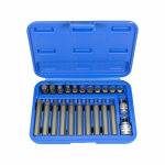 Kruviotsikute komplekt Condor Werkzeug C1011/1; 3/8''+1/2''; Torx T10-55; 23 tk