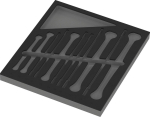 Kohvrisisu Wera WE05137335001; 172x392x30 mm