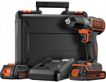 Trell-kruvikeeraja Black & Decker ASD18KB-QW; 18 V; 2x1,5 Ah aku
