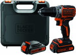 Trell-kruvikeeraja Black&Decker BL186KB-QW; 18 V; 2x1,5 Ah aku