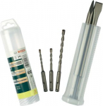 Puuri- ja peitlikomplekt betooni jaoks Bosch ; SDS-plus; 5 tk