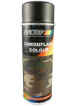 Pihustage lakiga Motip CAMOUFLAGE RAL 9021; 400 ml