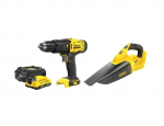 T&ouml;&ouml;riistakomplekt Stanley SFMCK219D1-QW (SFMCD711+SFMCVH001B); 18 V; 1x2,0 Ah aku