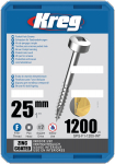 Puidukruvi Kreg SPS-F1; Pan Head; 1''; 25 mm; 1200 tk; peen niit
