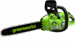 Kettsaag Greenworks GD24X2CS36; 2x24 V; 36 cm juhtplaat (ilma aku ja laadijata)