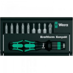 K&auml;epide kruvikeerajale WERA Kraftform Kompakt 11 Plus + Kruvikeeraja otsakud