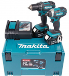 T&ouml;&ouml;riistakomplekt Makita DLX2127MJ (DDF482 + DTD152); 18 V; 2x4,0 Ah aku