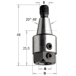 Adapter CMT 304.080.02; M8/20&deg; 48&rsquo;