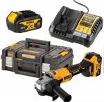 Nurklihvija DeWalt DCG407M2T-QW; 125 mm; 18 V; 2x4,0 Ah aku