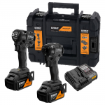 T&ouml;&ouml;riistakomplekt DeWalt DCK2224MP2T; 18 V; 2x5,0 Ah aku