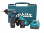 Kruvikeeraja Makita DF030DWE; 10,8 V; 2x1,3 Ah aku