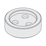 FLANGE FOR CHUCK WITH ARBOR 40MM (F)