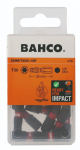 L&ouml;&ouml;kkruvikeerajate otsakute komplekt Bahco 66IM/T30C-10P; T30; 25 mm; 10 tk