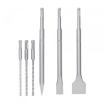 SDS plus + puuride ja meislite komplekt Irwin IW2027601; 20x250 mm; 40x200 mm; 250 mm; 5,5-7x160 mm; 6 tk