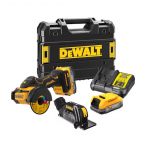 Nurklihvija DeWalt DCS438E2T-QW; 18 V; 2x1,7 Ah aku