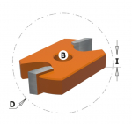 Ketasfrees Cmt 822.026.11; D=41,2 mm; B=8 mm; I=7,14 mm