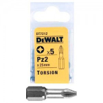 Kruviotsik DeWalt DT7212; PZ2; 5 tk