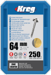 Puidukruvi Kreg SML-C250; Maxi-Loc; 2,50''; 64 mm; 250 tk; suur keere