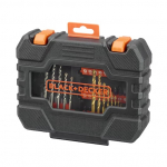 Puuride ja kruviotsikute komplekt Black & Decker A7232-XJ; 50 tk