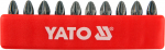Kruviotsikute komplekt Yato YT-0471; PZ2; 25 mm; 10 tk