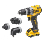 Trell-kruvikeeraja DeWalt DCD703L2T-QW; 12 V; 2x3,0 Ah aku