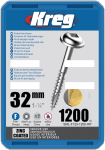 Puidukruvi Kreg SML-F125; Maxi-Loc; 1,25''; 32 mm; 1200 tk; peen niit