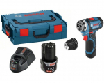 Trell-kruvikeeraja Bosch GSR 12V-15 FC Flex Set; 12V; 2x2,0 Ah aku
