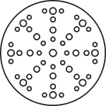 Lihvpaber Klingspor PS 33 BK; GLS74; 150 mm; P180; 100 tk