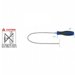 Painduv haarats King Tony 2121-12; 7 mm; 300 mm