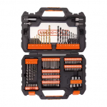 Kruvide ja puuride otsakute kompekt Black & Decker A7230-XJ; 104 tk