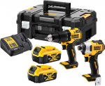 T&ouml;&ouml;riistakomplekt DeWalt DCK2062M2T-QW(DCD709 + DCF809); 18 V; 2x4,0 Ah aku