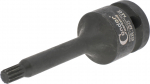 L&ouml;&ouml;kkruvikeerajate otsakute komplekt Condor Werkzeug C12071/K06; 1/2''; SPLINE M6; 78 mm