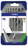 Puidupuuride komplekt Tivoly Clipster PRO; 2-10 mm; 8 tk