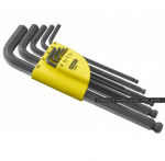 L-t&uuml;&uuml;pi kuuskant v&otilde;tmete komplekt Stanley 1-13-976; 1,5-10 mm; 9 tk