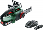 Kettsaag Bosch Universal Chain; 18 V; 1x2,5 Ah aku; juhtplaat pikkus 20 cm