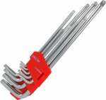 L-t&uuml;&uuml;pi kuuskant v&otilde;tmete komplekt AWTools AW35051BL; T10-T50; 9