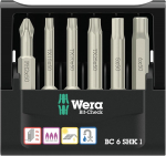 Kruviotsikute komplekt Wera WE05073631001; PH; TX; HEX; 6 tk