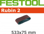 Lihvpaber lintlihvmasinatele Rubin2; 75x533 mm; P120; 10 tk