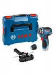 Trell-kruvikeeraja Bosch GSR 12V-35 FC Professional; 12 V (ilma aku ja laadijata) + L-BOXX 102