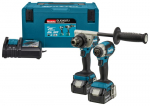 T&ouml;&ouml;riistakomplekt Makita DLX2432TJ (DDF486 + DTD153); 18 V; 2x5,0 Ah aku