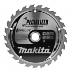 Saeketas puidule Makita EFFICUT; 165x1,4x20,0 mm; Z25; 23&deg;