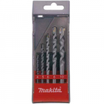 Puuride komplekt Makita; 4/5/6/8 mm; 5 tk