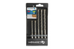 Betoonipuuride komplekt Hogert HT6D370; SDS-plus; 5 tk