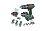 L&ouml;&ouml;ktrell-kruvikeeraja Bosch UniversalImpact 18V; 18 V; 1x1,5/2,5 Ah aku + Tarvikud