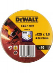 Abrasiiv l&otilde;ikeketas DeWalt DT3507-QZ; 125x1mm; 10 tk