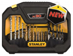 Puuride ja kruviotsikute komplekt Stanley STA7183-XJ; 30 tk