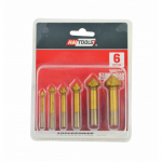 Koonuseline puur AWTools AW42400; HSS; 6,3-20,5 mm; 6 tk