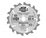 Saeketas kiudtsemendi jaoks CMT K160-10HD; 160x20 mm; Z10; 5&deg;