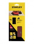 Lihvpaber vibrolihvmasinatele Stanley STA31517-XJ; 90x190 mm; K80; 5 tk